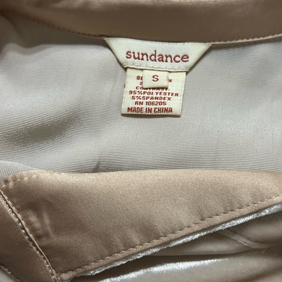 Sundance Cream Relaxed Notched Collar Blouse - Picture 5 of 6